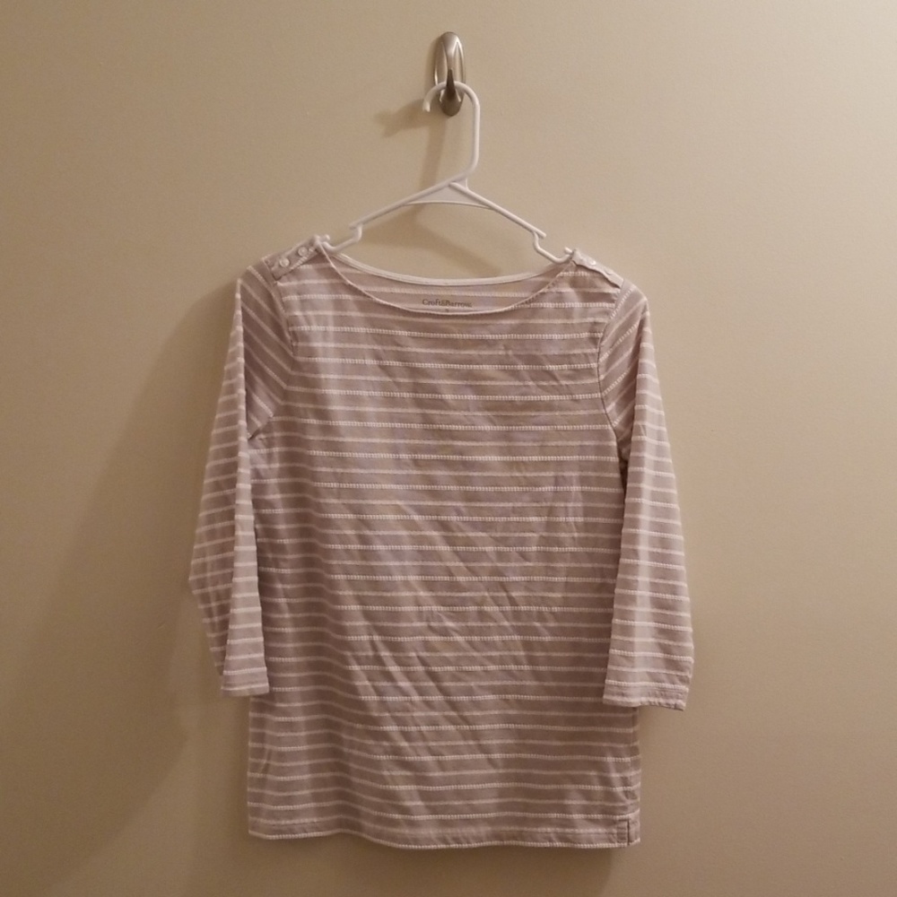 Croft & Barrow 3 Quarter Sleeve Shirt